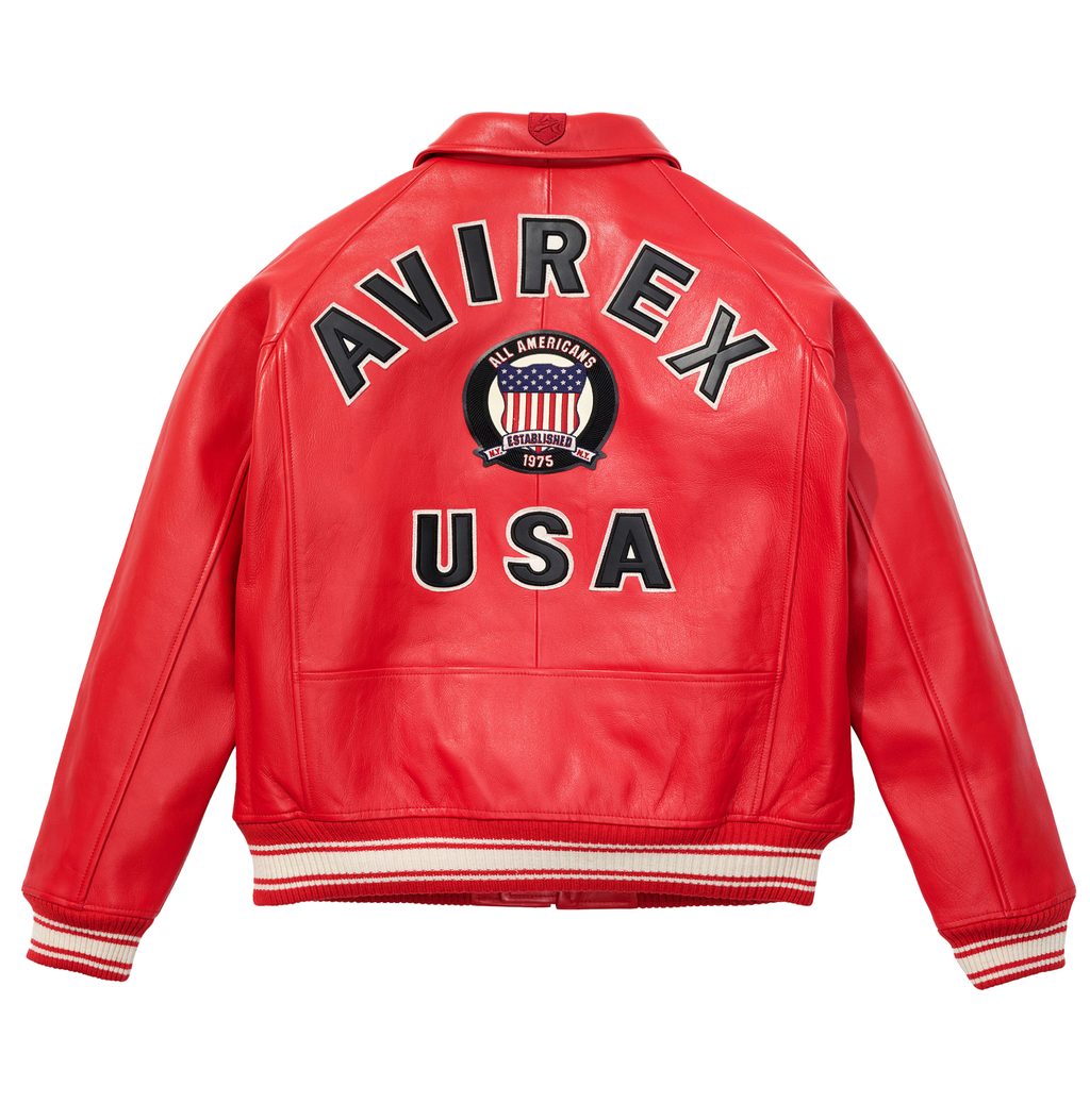 Avirex Icon Jacket Red