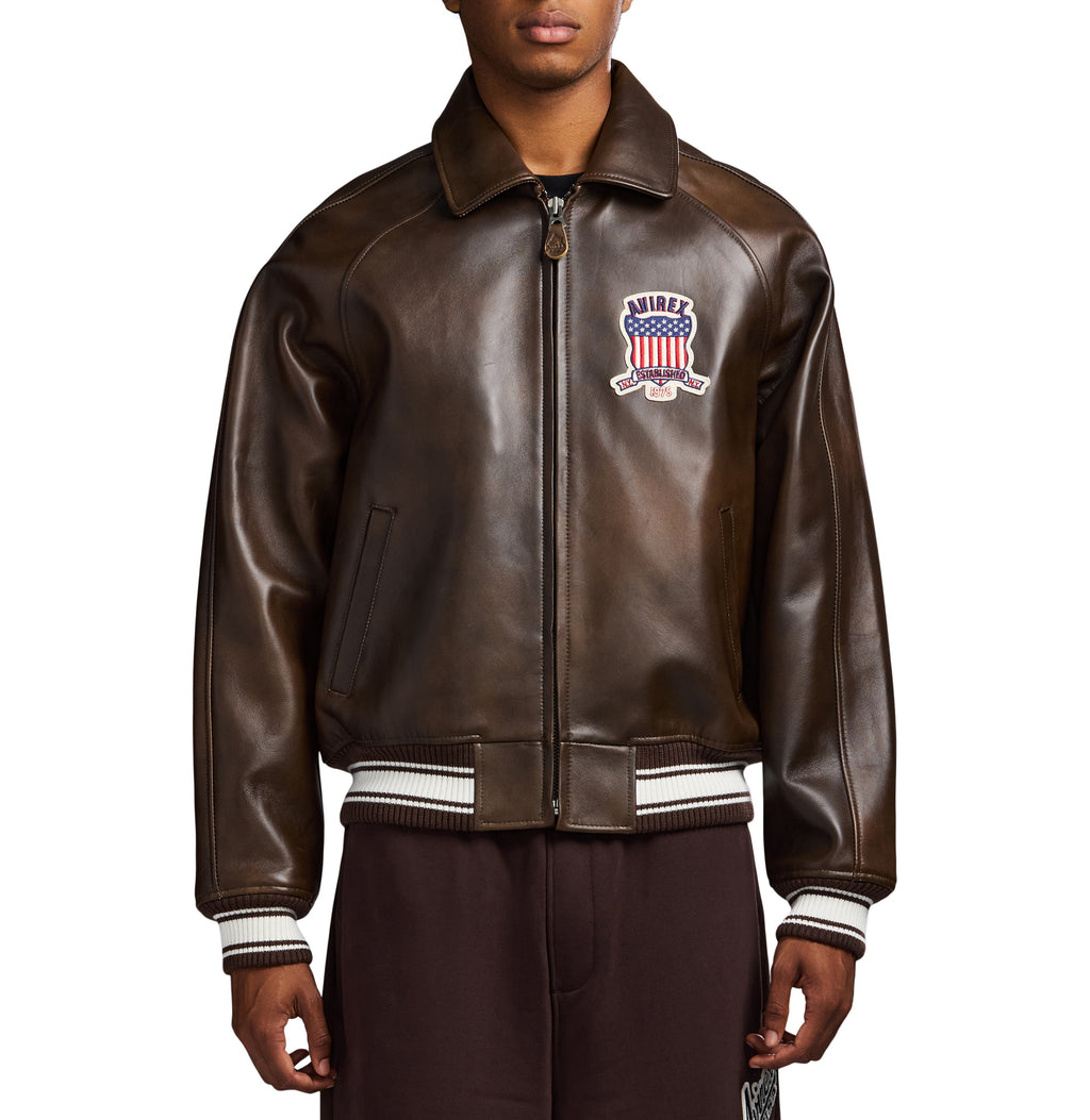 Avirex Icon Jacket Vintage Brown
