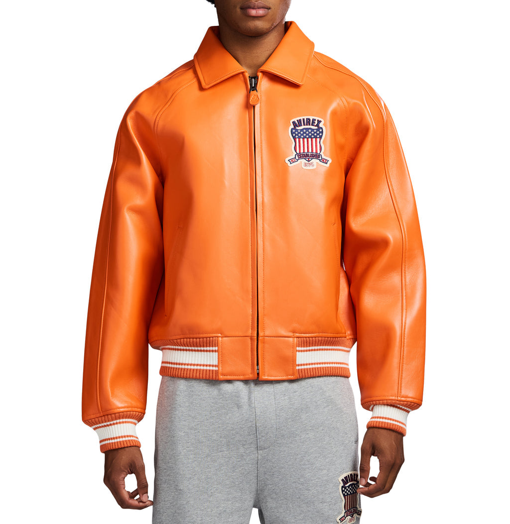 Avirex Icon Jacket Safety Orange