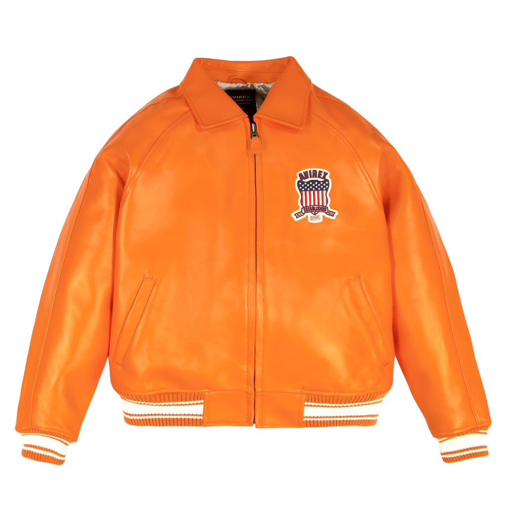 Avirex Icon Jacket Safety Orange