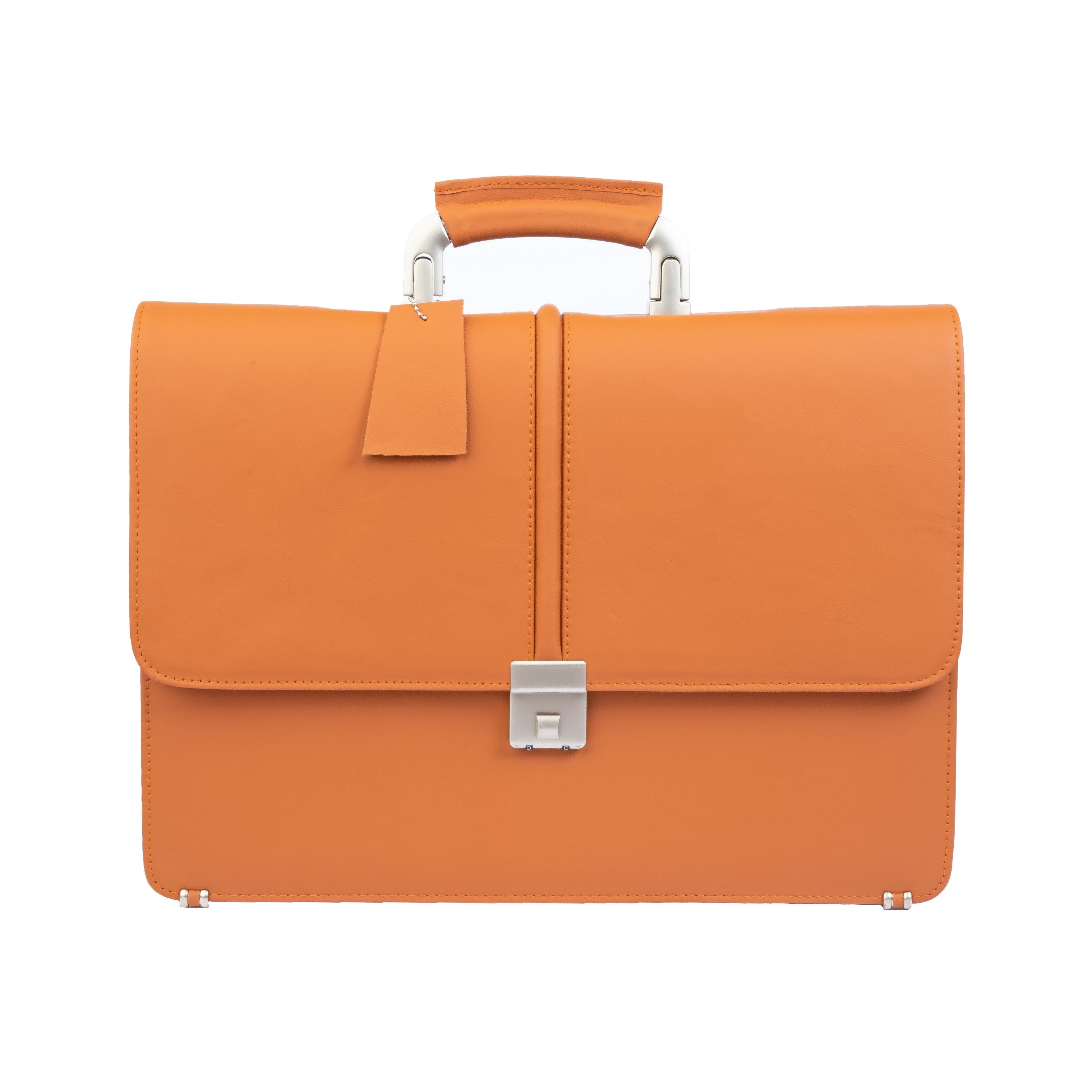 Modern Leather Office Bag With Lock