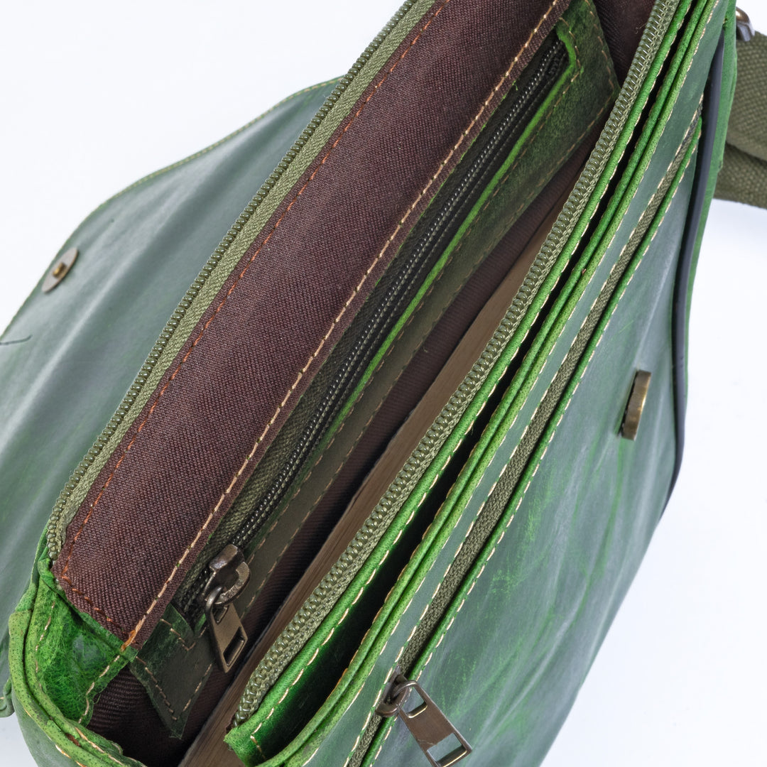 Vintage Leather Crossbody Bag