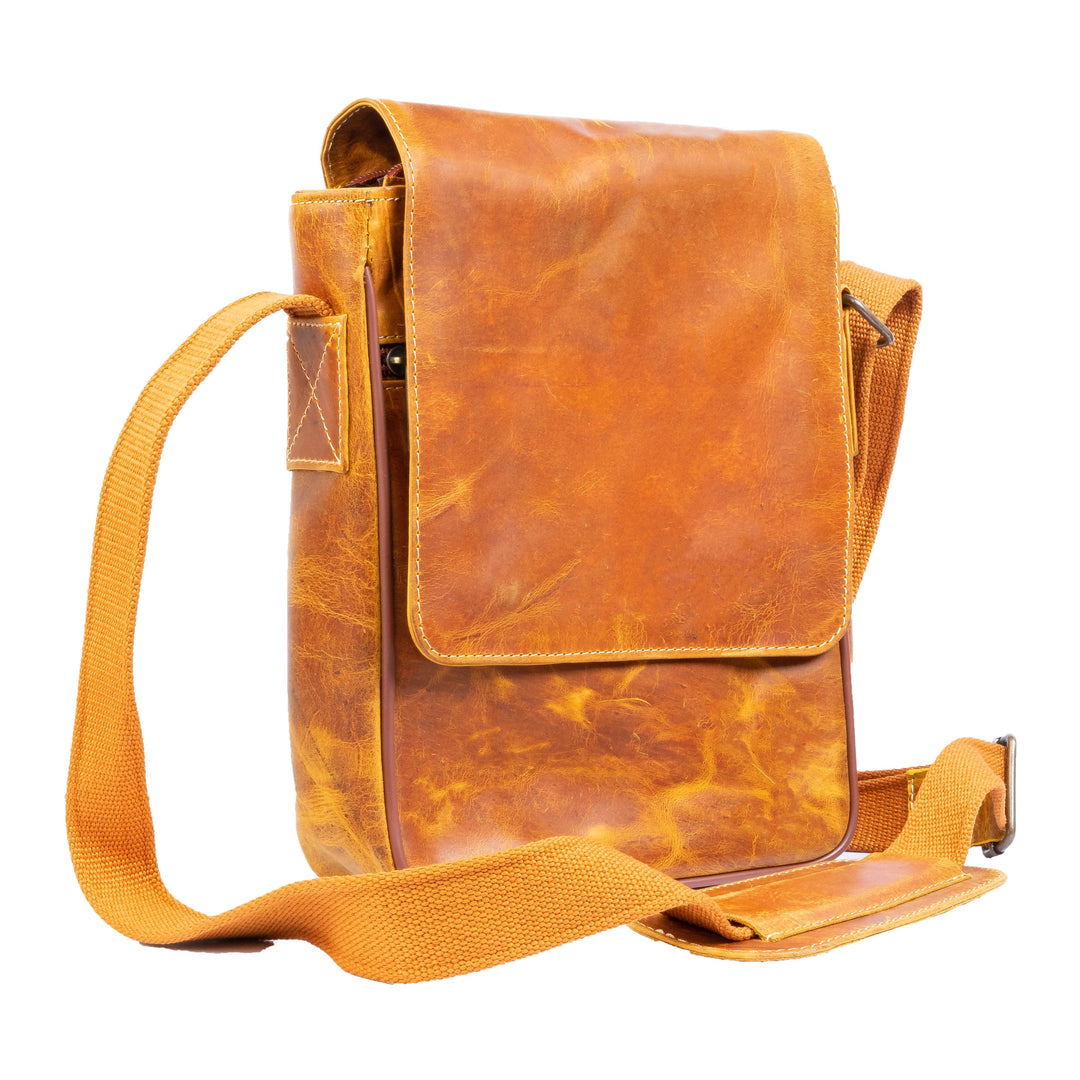 Vintage Leather Crossbody Bag