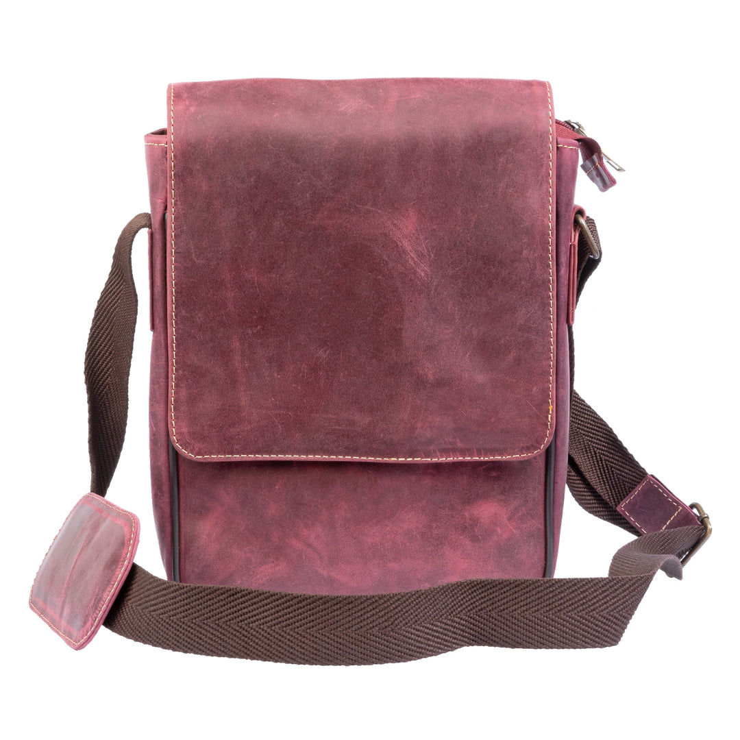 Vintage Leather Crossbody Bag