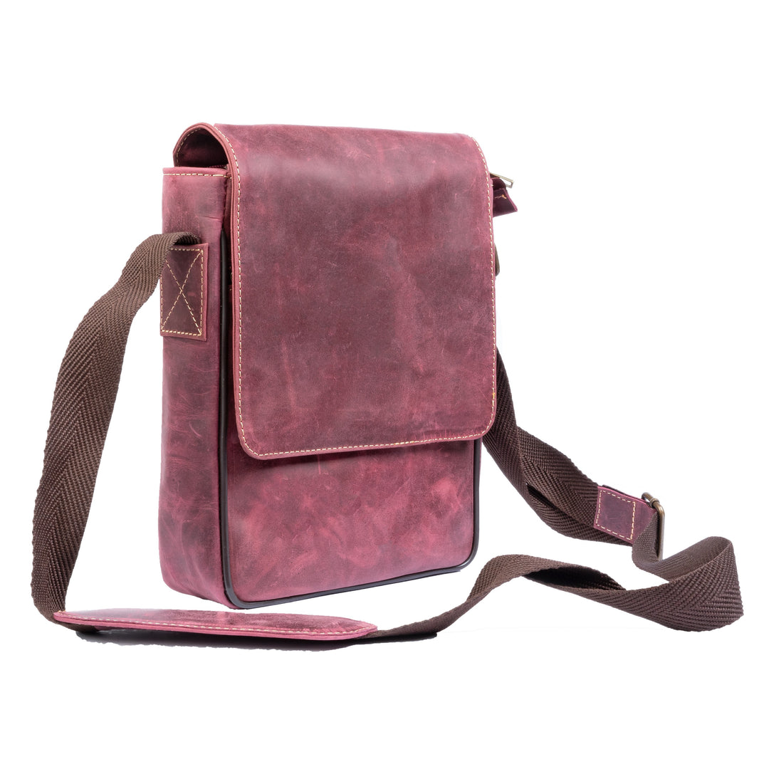 Vintage Leather Crossbody Bag