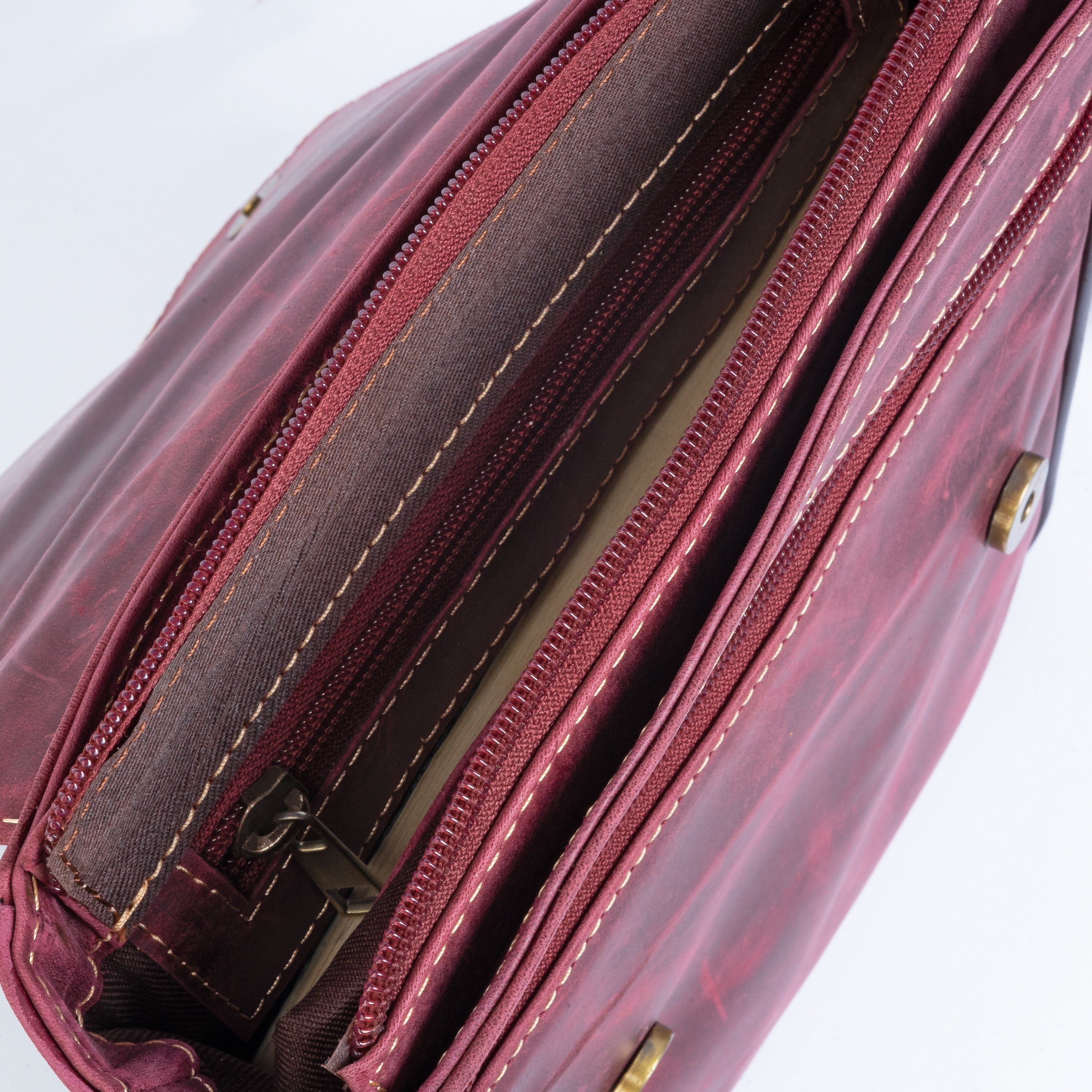 Vintage Leather Crossbody Bag