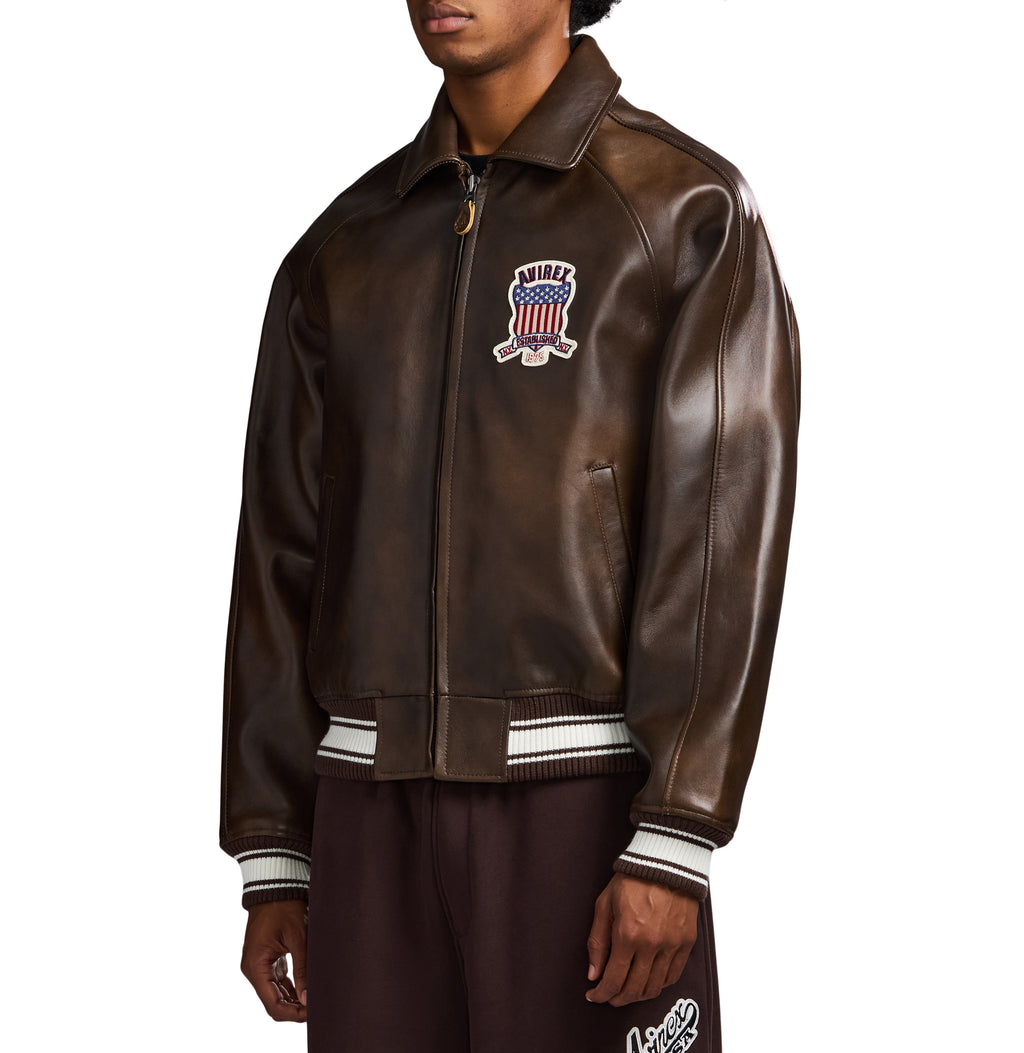 Avirex Icon Jacket Vintage Brown