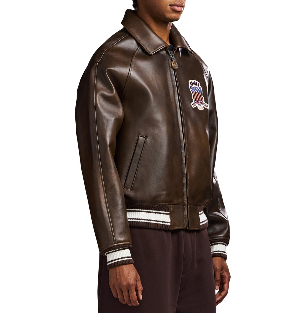 Avirex Icon Jacket Vintage Brown