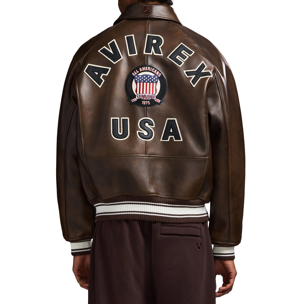 Avirex Icon Jacket Vintage Brown