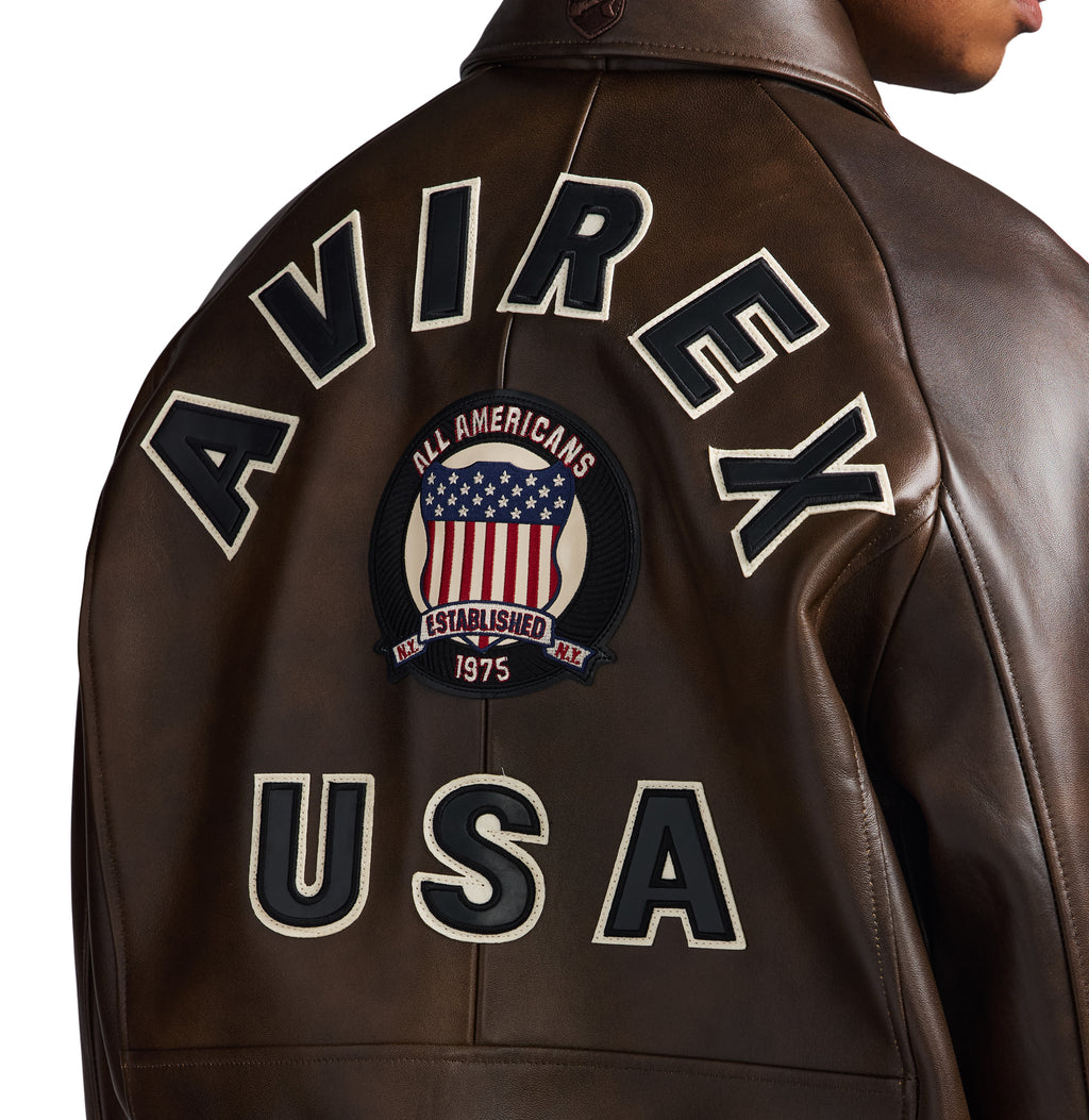 Avirex Icon Jacket Vintage Brown
