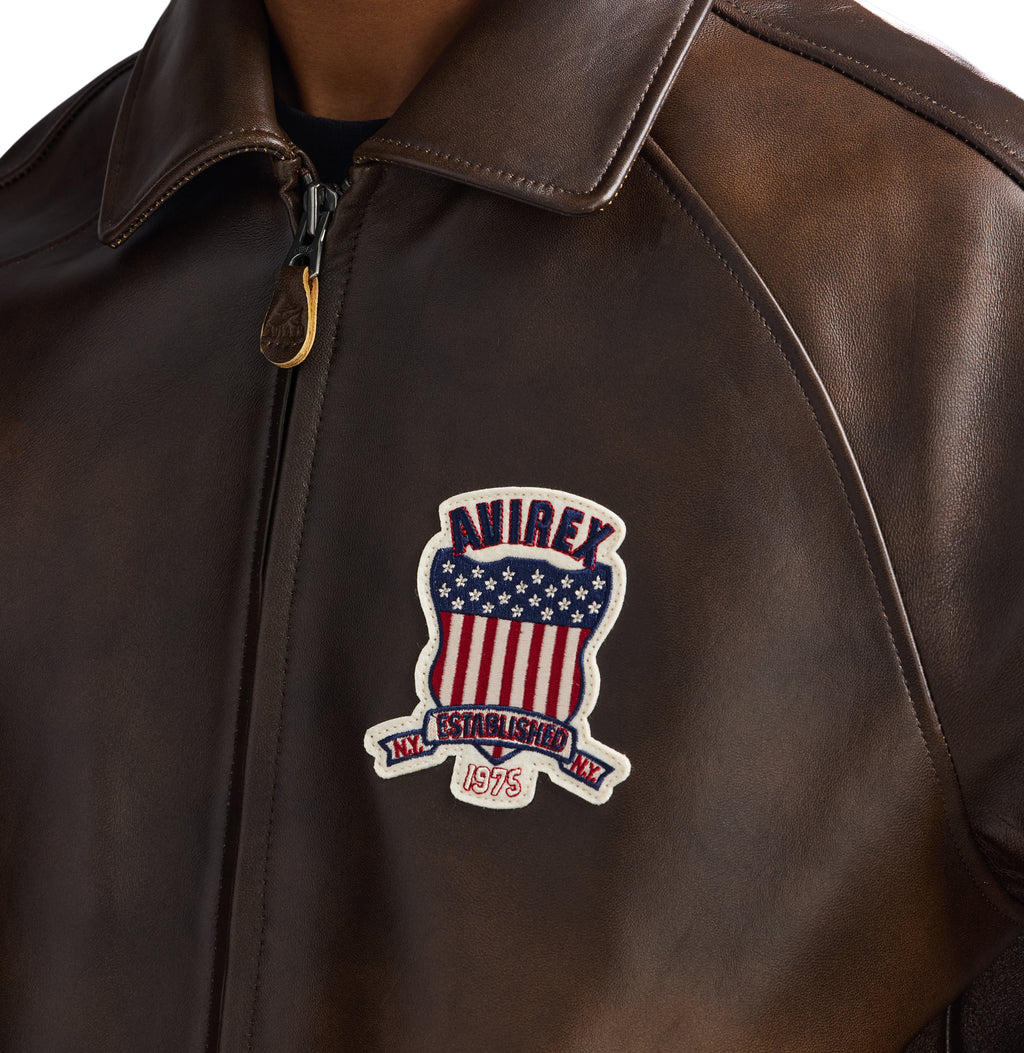 Avirex Icon Jacket Vintage Brown