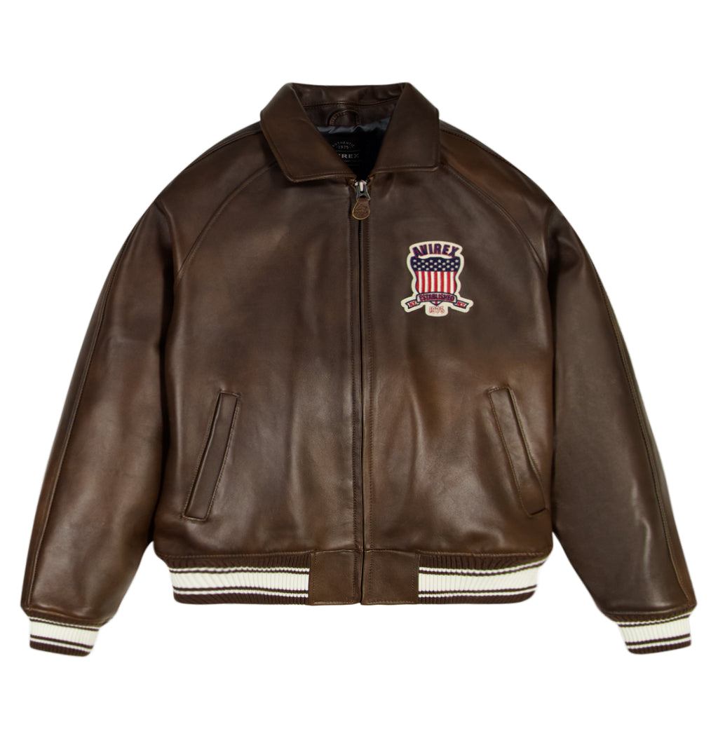 Avirex Icon Jacket Vintage Brown