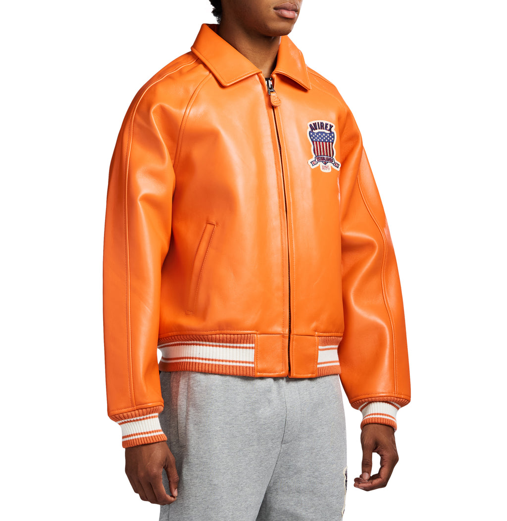 Avirex Icon Jacket Safety Orange