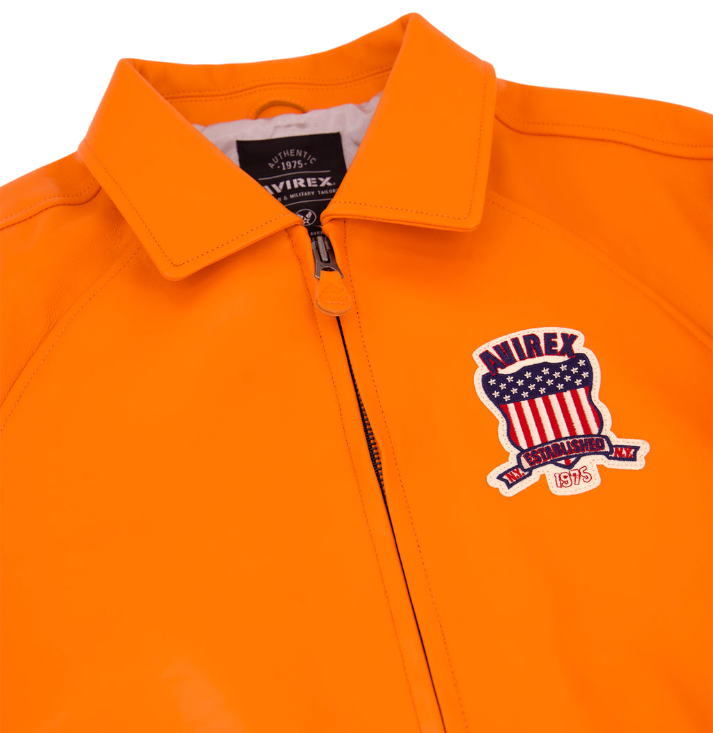 Avirex Icon Jacket Safety Orange