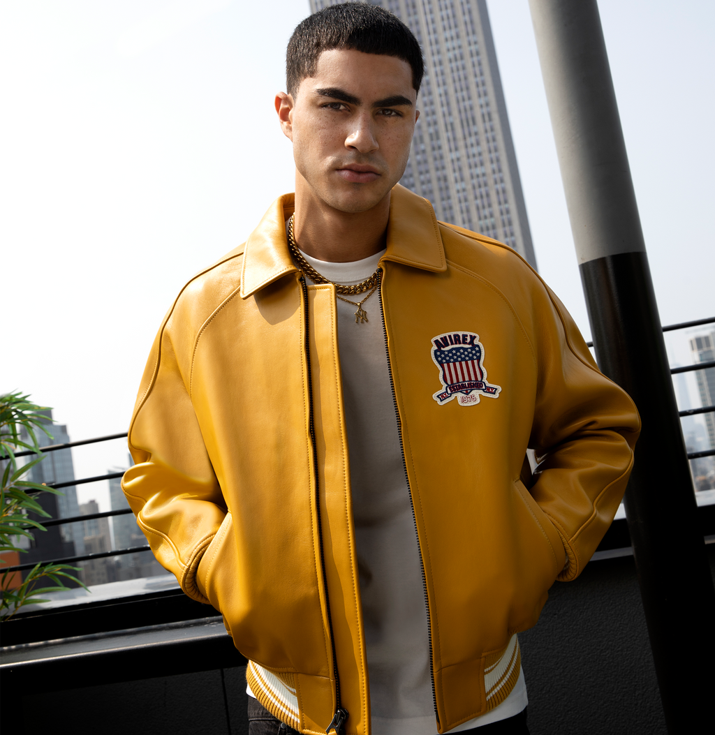 Avirex Icon Jacket Yellow