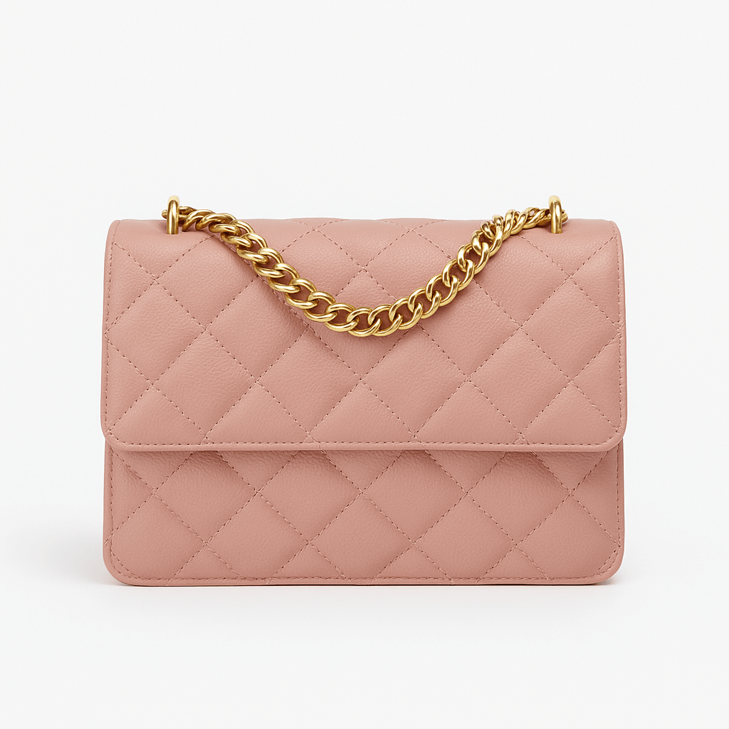 Nuvia Bloom Evora Quilted Shoulder Bag for Women – Vegan Leather