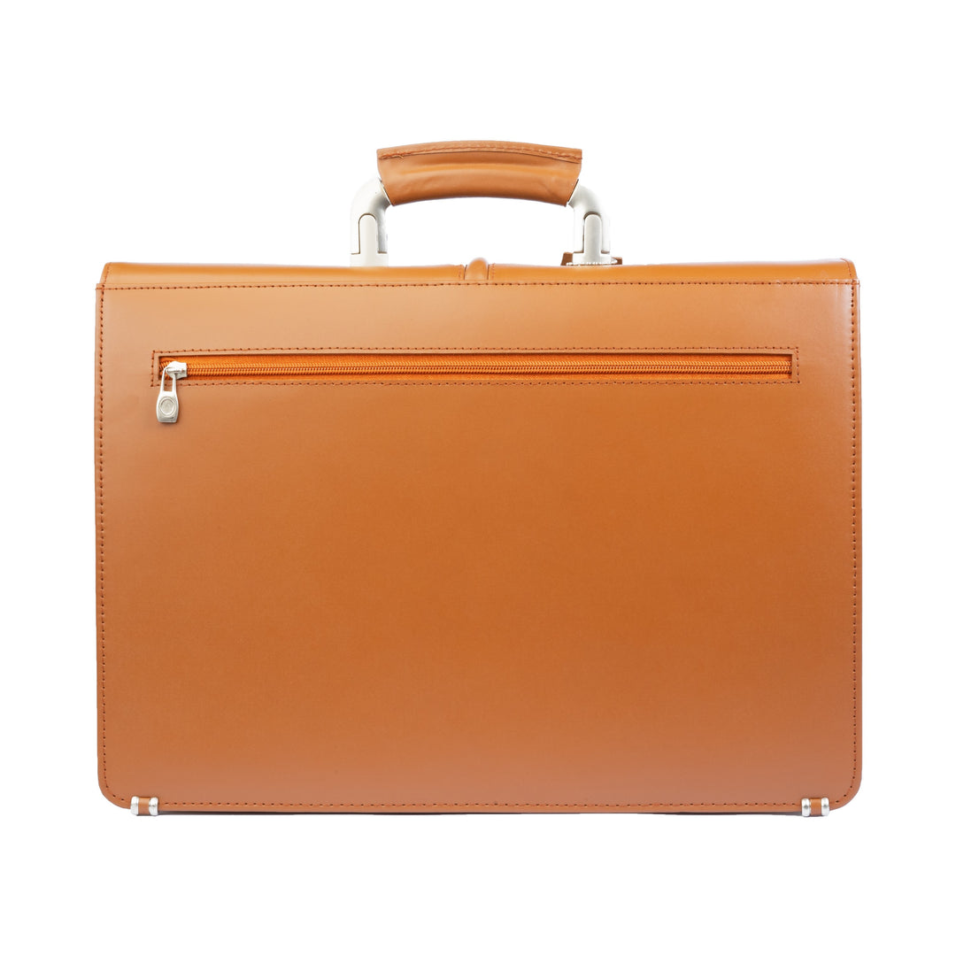 Modern Leather Office Bag with Lock