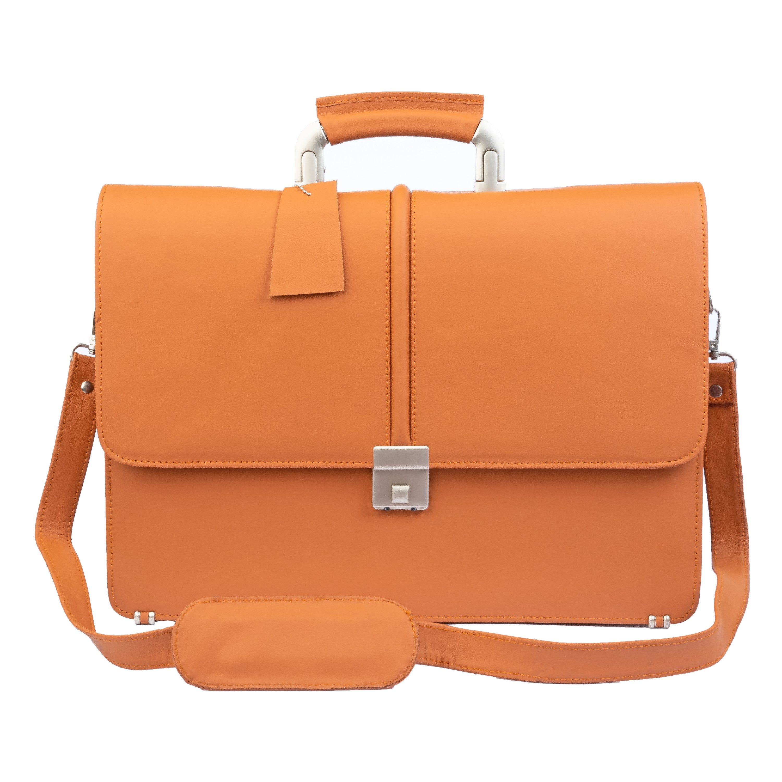 Modern Leather Office Bag With Lock