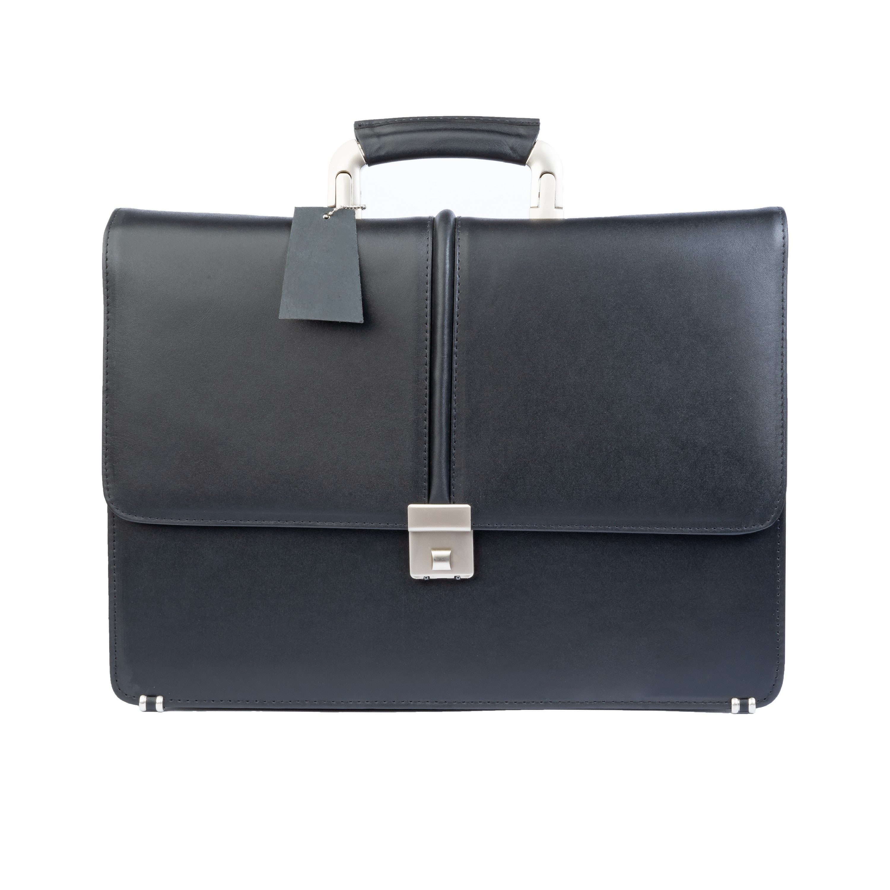 Modern Leather Office Bag With Lock