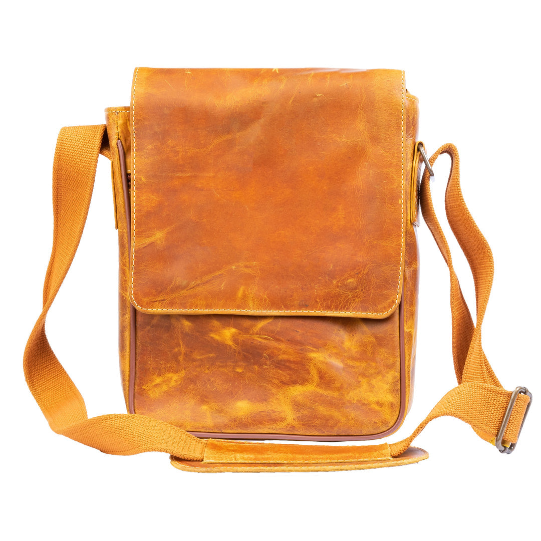 Vintage Leather Crossbody Bag