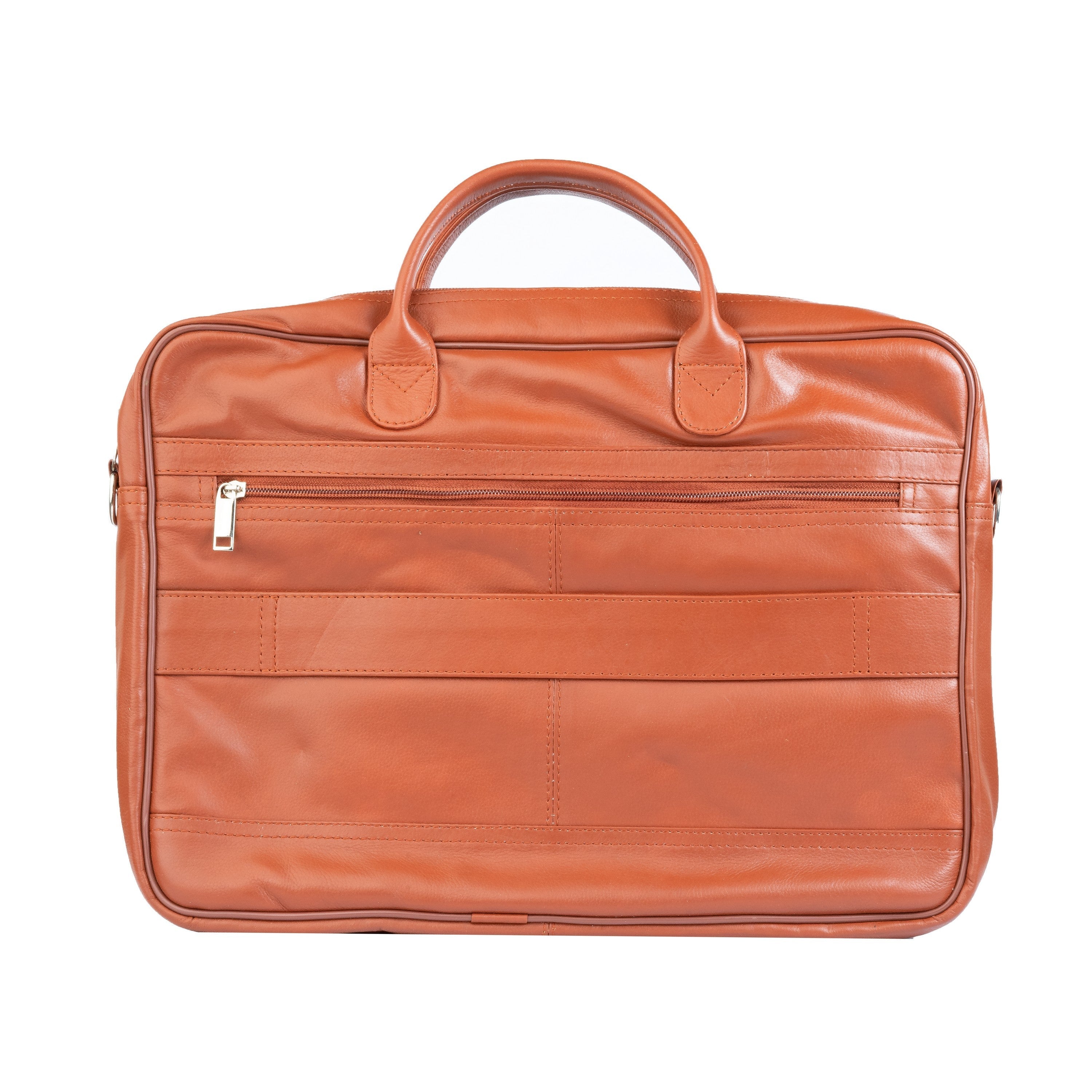 Slim Leather Office Bag For Laptop