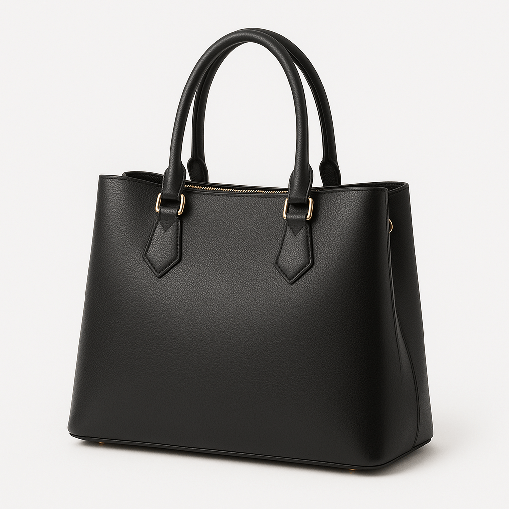 Nuvia Bloom Aria Structured Leather Tote Bag for Women