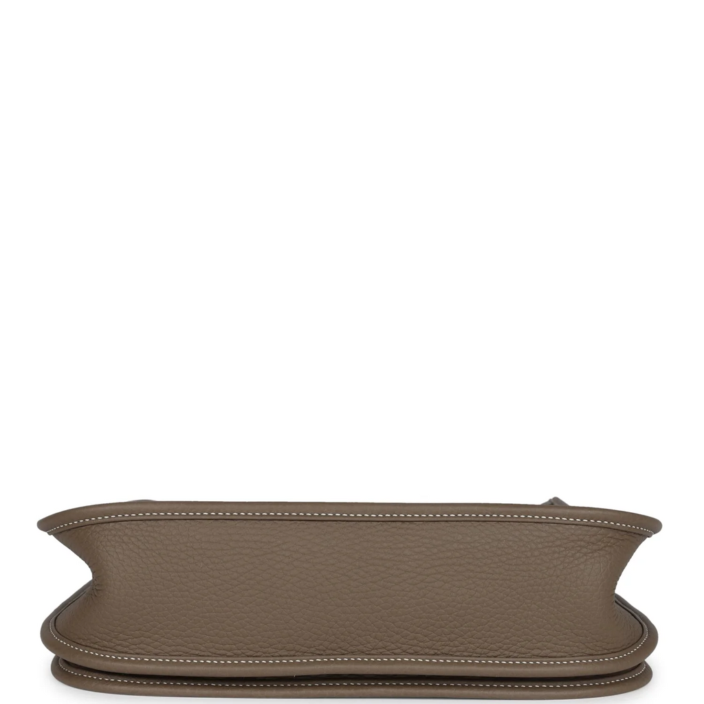 Hermès Evelyne III PM Etoupe Clemence Palladium Hardware