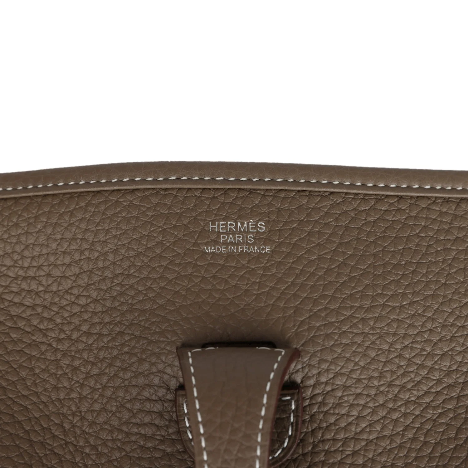 Hermès Evelyne III PM Etoupe Clemence Palladium Hardware