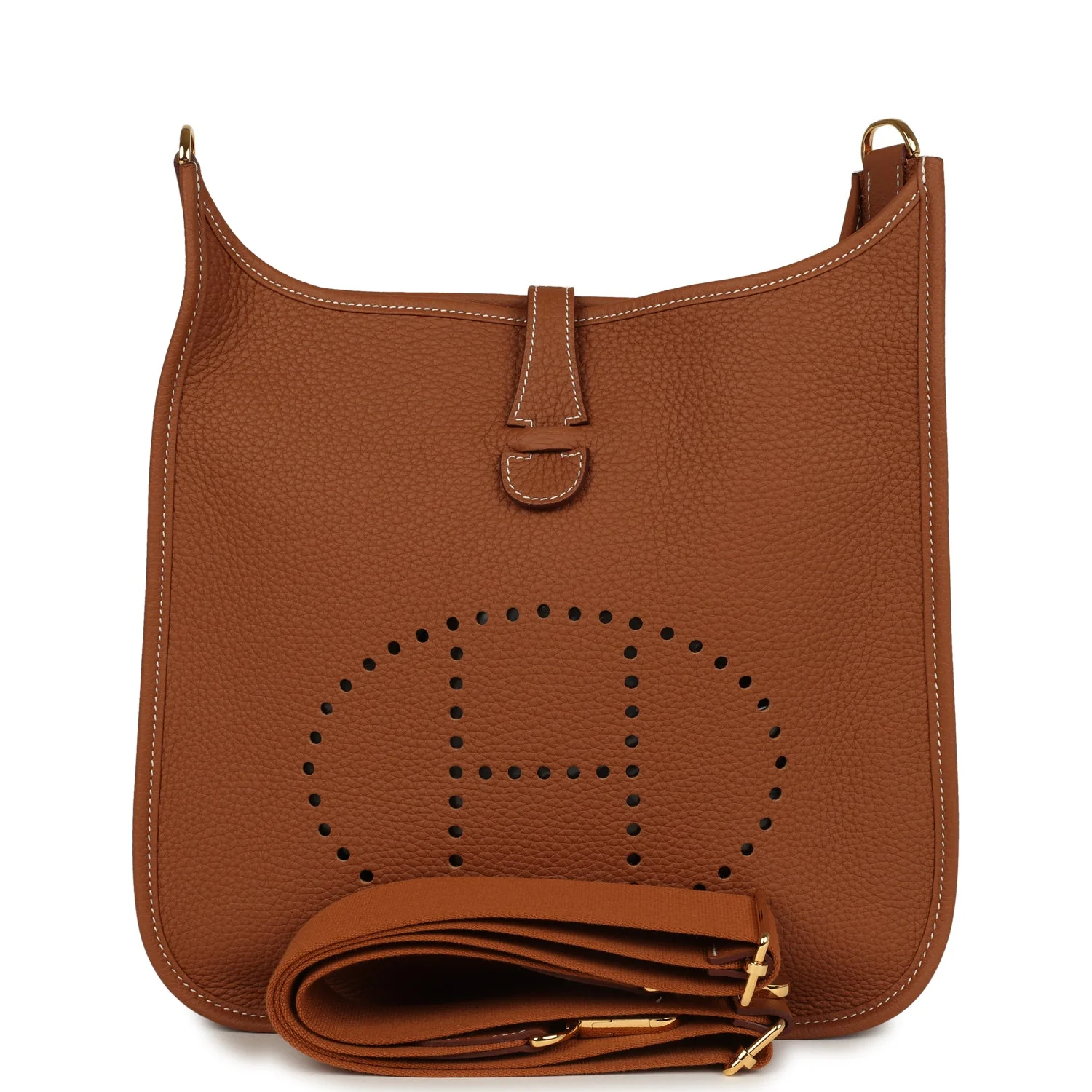 Hermès Evelyne III PM Gold Clemence Gold Hardware