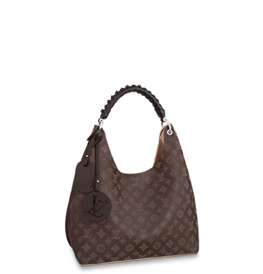 Louis Vuitton Carmel Mahina Women's Bag 'Chocolate Brown Cashmere Beige'