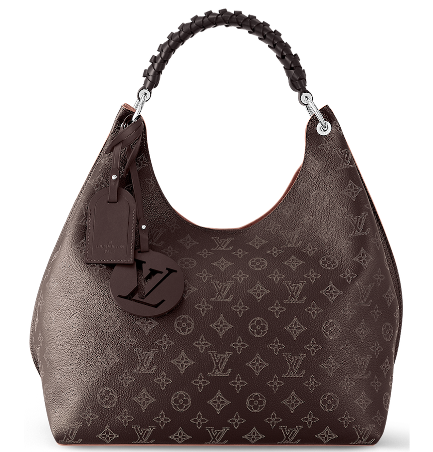 Louis Vuitton Carmel Mahina Women's Bag 'Chocolate Brown Cashmere Beige'