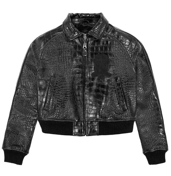 Avirex Limited Edition Cropped Croc Icon Jacket